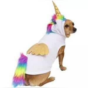 Winged Sparkle Unicorn Dog Halloween Costume XS/S